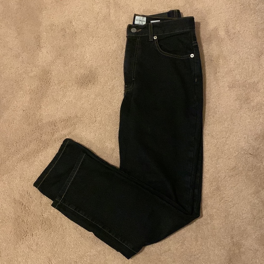 Calvin Klein Straight Leg Blue Jeans in Size 6